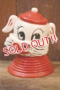 ct-250930-09 Ken-L-Ration / 1950's "FIDO" Plastic Coin Bank