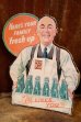 画像1: dp-250930-07 7 Up 1950's Cardboard Stand Sign (1)