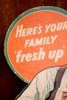 画像2: dp-250930-07 7 Up 1950's Cardboard Stand Sign (2)