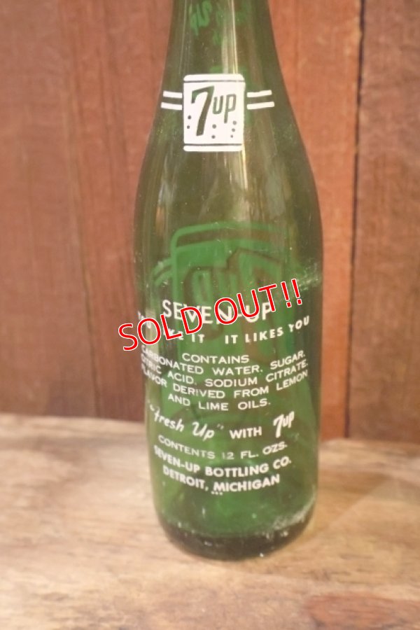 画像4: dp-250930-05 7 Up 1960's 12 FL. OZ. Bottle