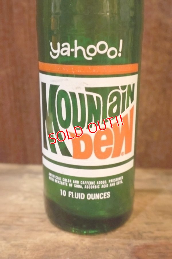 画像2: dp-250930-06 Mountain Dew 1960's 10 FL. OZ. Bottle