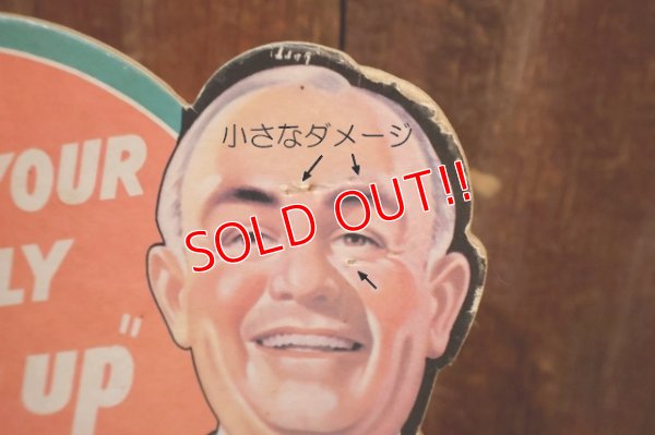 画像3: dp-250930-07 7 Up 1950's Cardboard Stand Sign