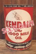dp-251008-67 KENDALL 1940's-1950's The 2000 MILE OIL 5 U.S. QUARTS CAN