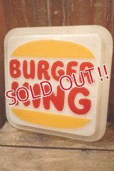 dp-251008-37 BURGER KING 1970's-1980's Store Sign