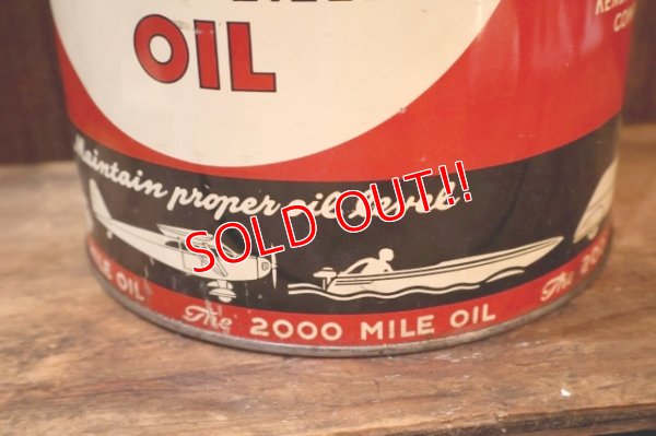画像6: dp-251008-67 KENDALL 1940's-1950's The 2000 MILE OIL 5 U.S. QUARTS CAN