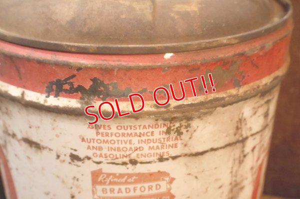 画像5: dp-251008-80 KENDALL 1950's  5 U.S. GALLONS MOTOR OIL CAN