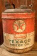 画像1: dp-251008-83 TEXACO 1950's  5 U.S. GALLONS MOTOR OIL CAN (1)