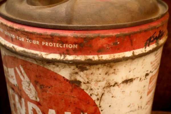画像7: dp-251008-80 KENDALL 1950's  5 U.S. GALLONS MOTOR OIL CAN
