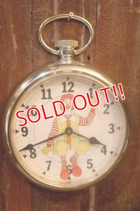 ct-251008-05 McDonald's / Ronald McDonald 1970's Wall Clock