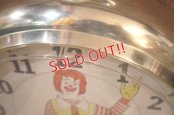 画像4: ct-251008-05 McDonald's / Ronald McDonald 1970's Wall Clock