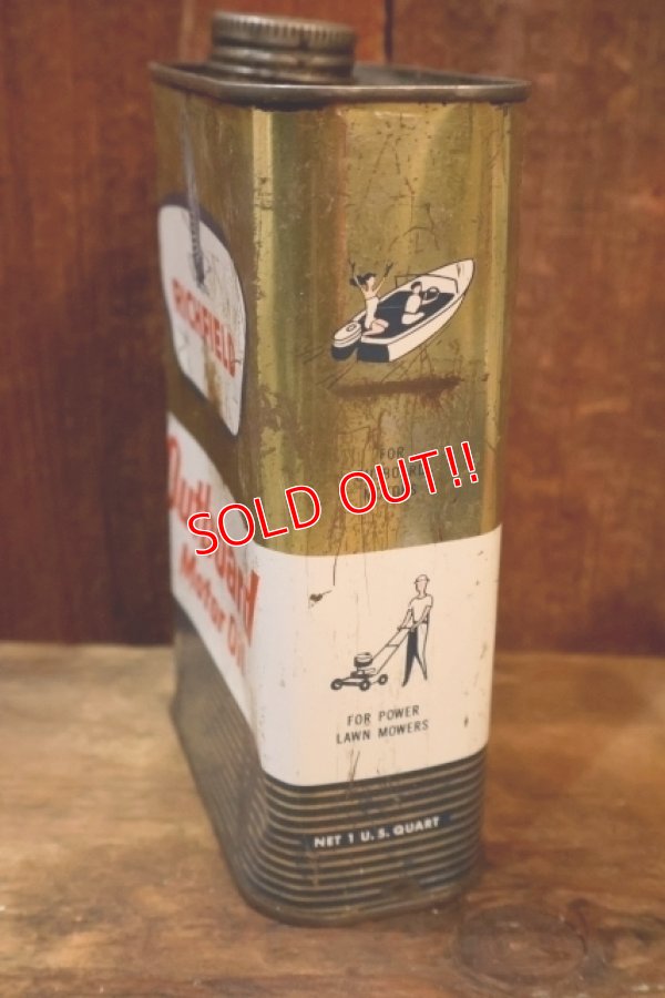 画像4: dp-251008-87 RICHFIELD Outboard Motor Oil 1 U.S. Quart Can