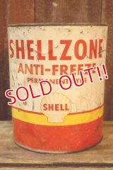 dp-251008-87 SHELL1950's SHELLZONE ANTI-FREEZE 1 U.S. GALLON CAN