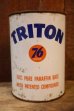 画像1: dp-251008-79 UNION 76 TRITON 1950's 1 U.S. Quart Motor Oil Can (1)