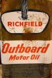 画像2: dp-251008-87 RICHFIELD Outboard Motor Oil 1 U.S. Quart Can (2)