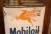 画像2: dp-251008-59 Mobiloil 1940's-1950's Outboard 1 U.S. Quart Oil Can (2)