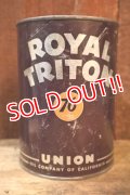 dp-251008-79 UNION 76 ROYAL TRITON 1950's 1 U.S. Quart Motor Oil Can