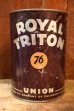 画像1: dp-251008-79 UNION 76 ROYAL TRITON 1950's 1 U.S. Quart Motor Oil Can (1)