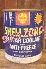 dp-251008-87 SHELL 1960's SHELLZONE COOLANT and ANTI-FREEZE 1 U.S. GALLON CAN