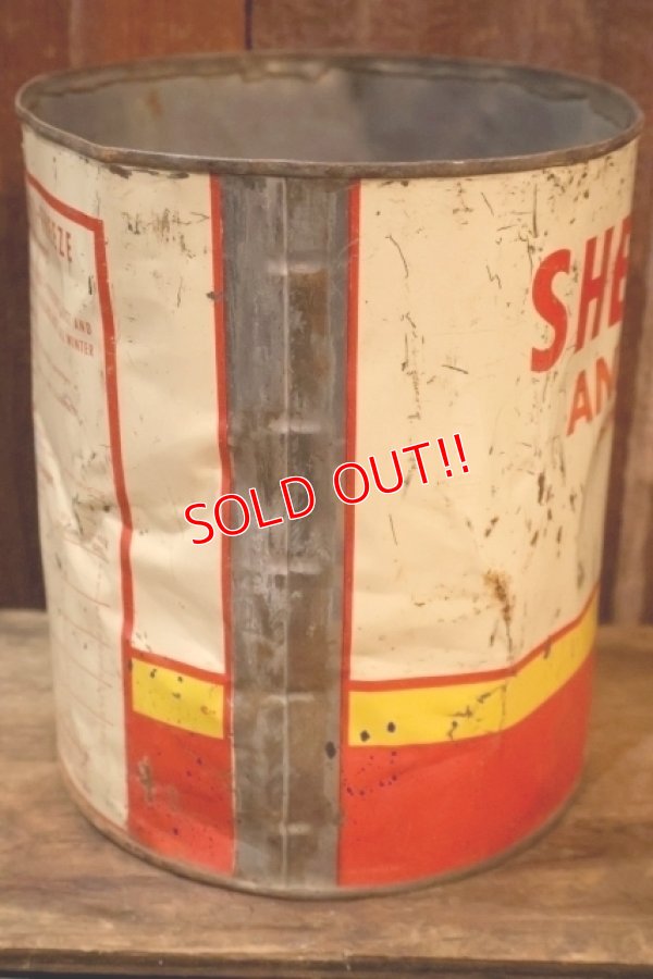 画像5: dp-251008-87 SHELL1950's SHELLZONE ANTI-FREEZE 1 U.S. GALLON CAN