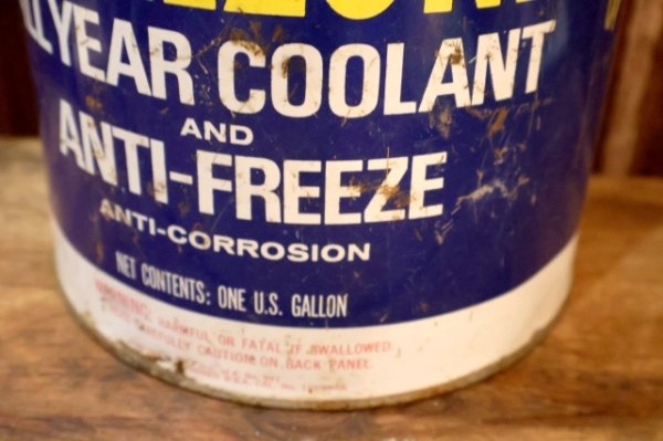 画像3: dp-251008-87 SHELL1960's SHELLZONE COOLANT and ANTI-FREEZE 1 U.S. GALLON CAN