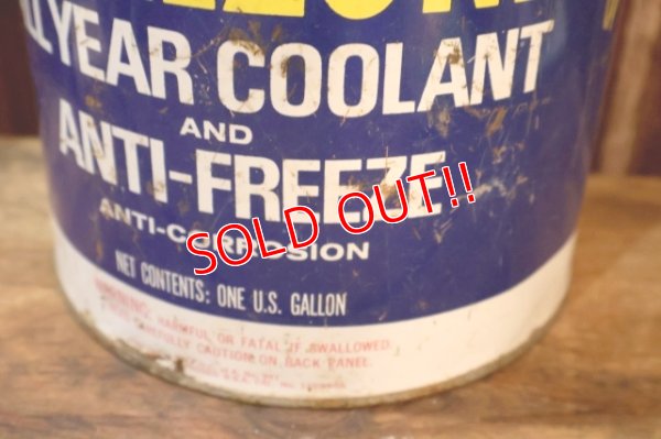 画像3: dp-251008-87 SHELL 1960's SHELLZONE COOLANT and ANTI-FREEZE 1 U.S. GALLON CAN