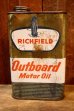 画像1: dp-251008-87 RICHFIELD Outboard Motor Oil 1 U.S. Quart Can (1)