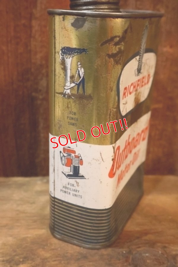 画像5: dp-251008-87 RICHFIELD Outboard Motor Oil 1 U.S. Quart Can