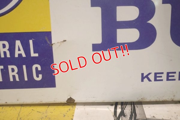 画像6: dp-251008-42 GENERAL ELECTRIC 1960's-1970's LIGHT BULBS W-sided Metal Sign