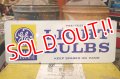 dp-251008-42 GENERAL ELECTRIC 1960's-1970's LIGHT BULBS W-sided Metal Sign