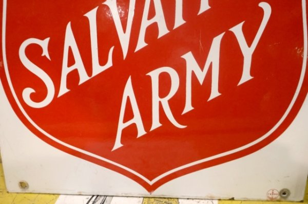 画像3: dp-251008-46 THE SALVATION ARMY 1950's Porcelain Sign