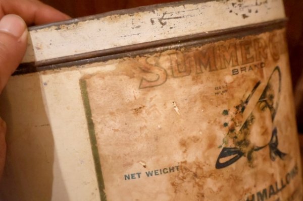 画像6: dp-251008-04 THE H.D. LEE MERCANTILE CO. SUMMER GIRL BRAND MARSHMALLOWS CAN