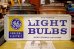 画像8: dp-251008-42 GENERAL ELECTRIC 1960's-1970's LIGHT BULBS W-sided Metal Sign