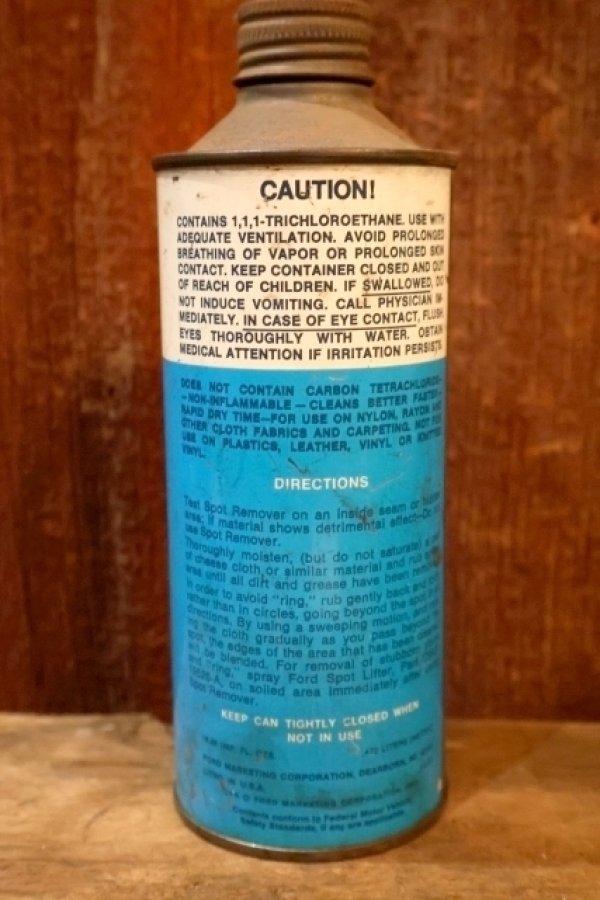 画像3: dp-251008-10 Ford 1960's SPOT REMOVER 16 FL.OZ. Can