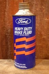 dp-251008-10 Ford 1980's HEAVY DUTY BRAKE FLUID 16 FL.OZ. Can