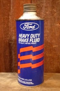 dp-251008-10 Ford 1980's HEAVY DUTY BRAKE FLUID 16 FL.OZ. Can