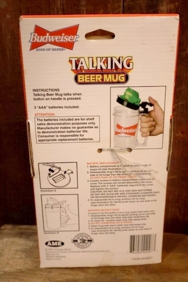 画像8: ct-251008-01 Budweiser 1997 TALKING BEER MUG
