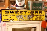 dp-251008-22 SWEET-ORR 1920's-1930's Porcelain Sign