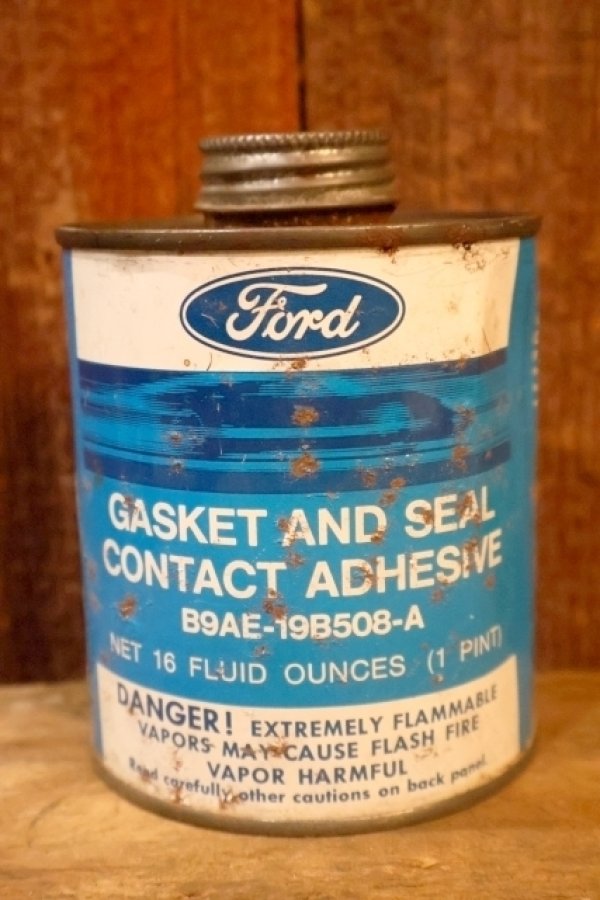 画像1: dp-251008-10 Ford 1960's GASKET AND SEAL CONTACT ADHESIVE 16 FL.OZ. Can