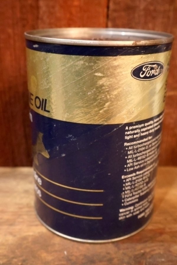 画像5: dp-251008-87 Ford 1960's Super Premium ENGINE OIL 1 U.S. Quart Can