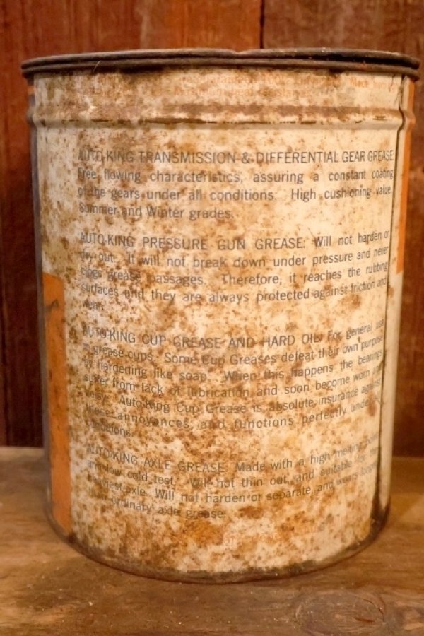 画像6: dp-251008-87 KING OIL COMPANY 1940's-1950's Auto-King GREASE 5 LBS. CAN