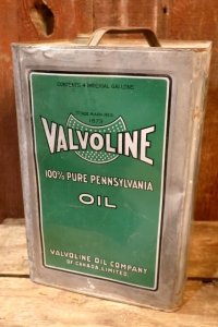 dp-251008-87 VALVOLINE 1930's 4 IMPERIAL GALLONS OIL CAN