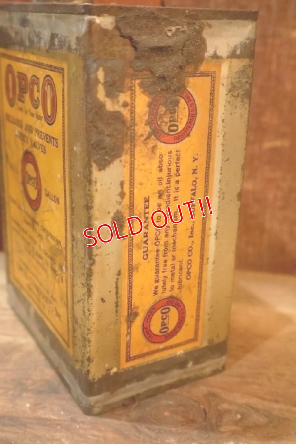 画像5: dp-251008-76 OPCO COMPANY 1910's-1920's 1/4 U.S. GALLONS CAN