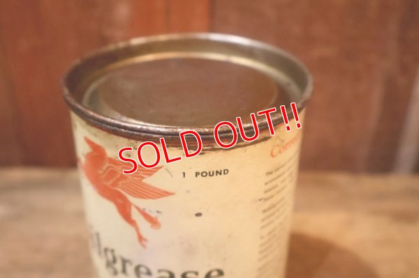 画像5: dp-251008-87 Mobilgrease 1940's 1 POUNDS CAN