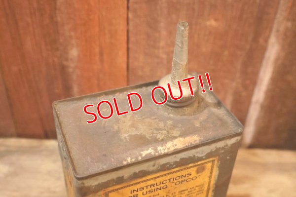 画像7: dp-251008-76 OPCO COMPANY 1910's-1920's 1/4 U.S. GALLONS CAN