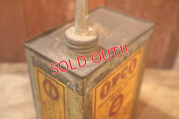 画像8: dp-251008-76 OPCO COMPANY 1910's-1920's 1/4 U.S. GALLONS CAN