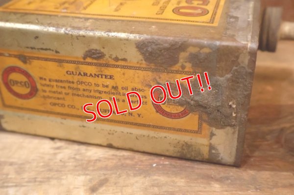 画像6: dp-251008-76 OPCO COMPANY 1910's-1920's 1/4 U.S. GALLONS CAN