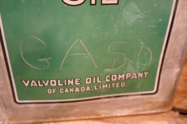 画像4: dp-251008-87 VALVOLINE 1930's 4 IMPERIAL GALLONS OIL CAN