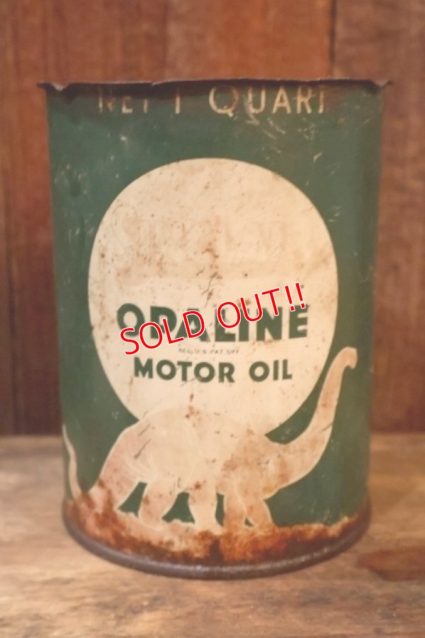 画像1: dp-251008-60 SINCLAIR OPALINE MOTOR OIL 1930's 1 U.S. QUART CAN