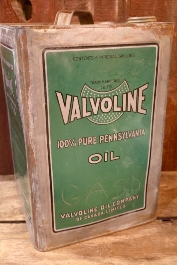 画像3: dp-251008-87 VALVOLINE 1930's 4 IMPERIAL GALLONS OIL CAN