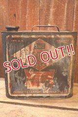 dp-251008-61 RADBILL OIL COMPANY 1930's-1940's Penn-Rad MOTOR OIL TWO U.S. GALLONS CAN